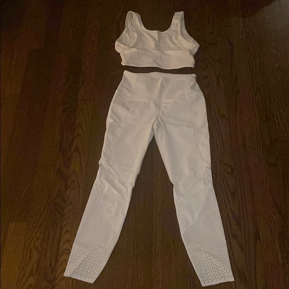 Anew crop top and luxtreme leggings/ worn once